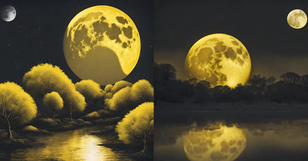 What Does A Yellow Full Moon Mean